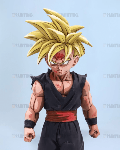 Solid Edge Works Son Gohan Super Saiyan Figure