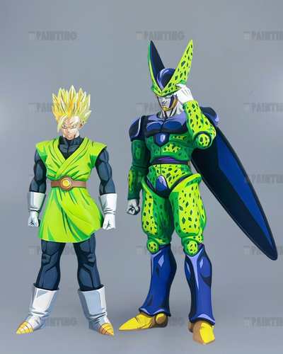 25CM Dragon Ball Z Super Saiyan Son Gohan Figure Repaint