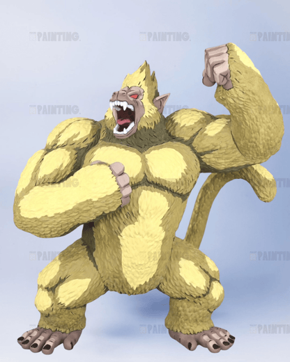 DBZ Golden Great Ape Goku Figure Repaint