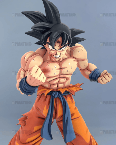 25CM Dragon Ball Z Son Goku Anime Figure Repaint