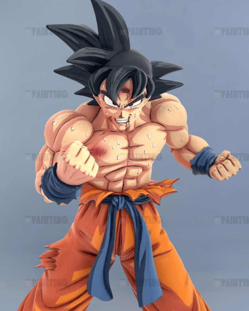 25CM Dragon Ball Z Son Goku Anime Figure Repaint