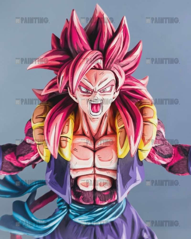 Dragon Ball Heroes Gogeta SSJ4 Figure Repaint