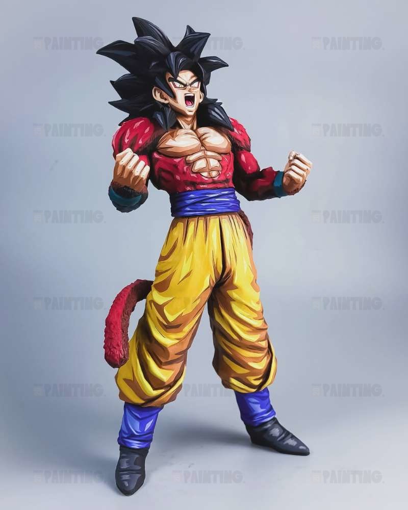 Dragon Ball GT Super Saiyan 4 Son Goku Figure Repaint