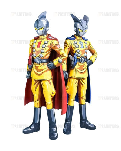 Super Gamma 1&2 Figure Repaint