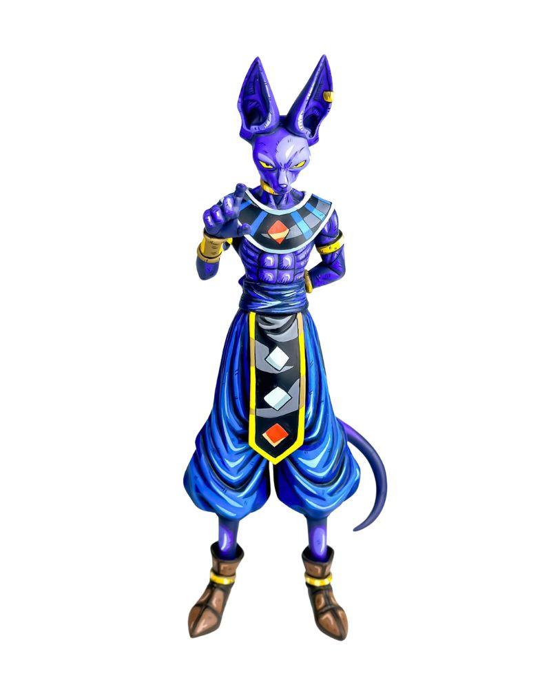 26CM Dragon Ball Z Lord Beerus Figure Repaint - 2D Figure Painting