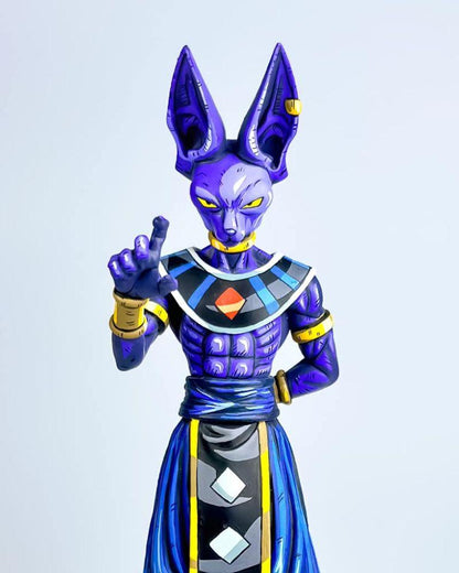 26CM Dragon Ball Z Lord Beerus Figure Repaint - 2D Figure Painting