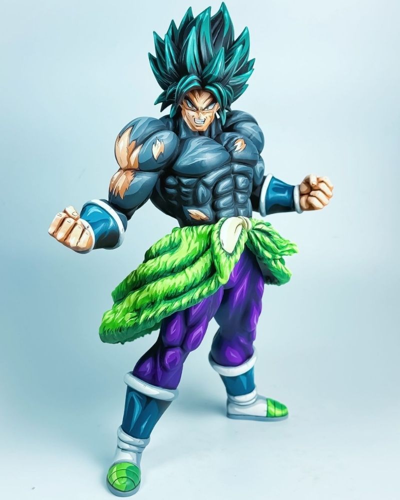 30CM Dragon Ball Z Broly Super Hero Figure Repaint