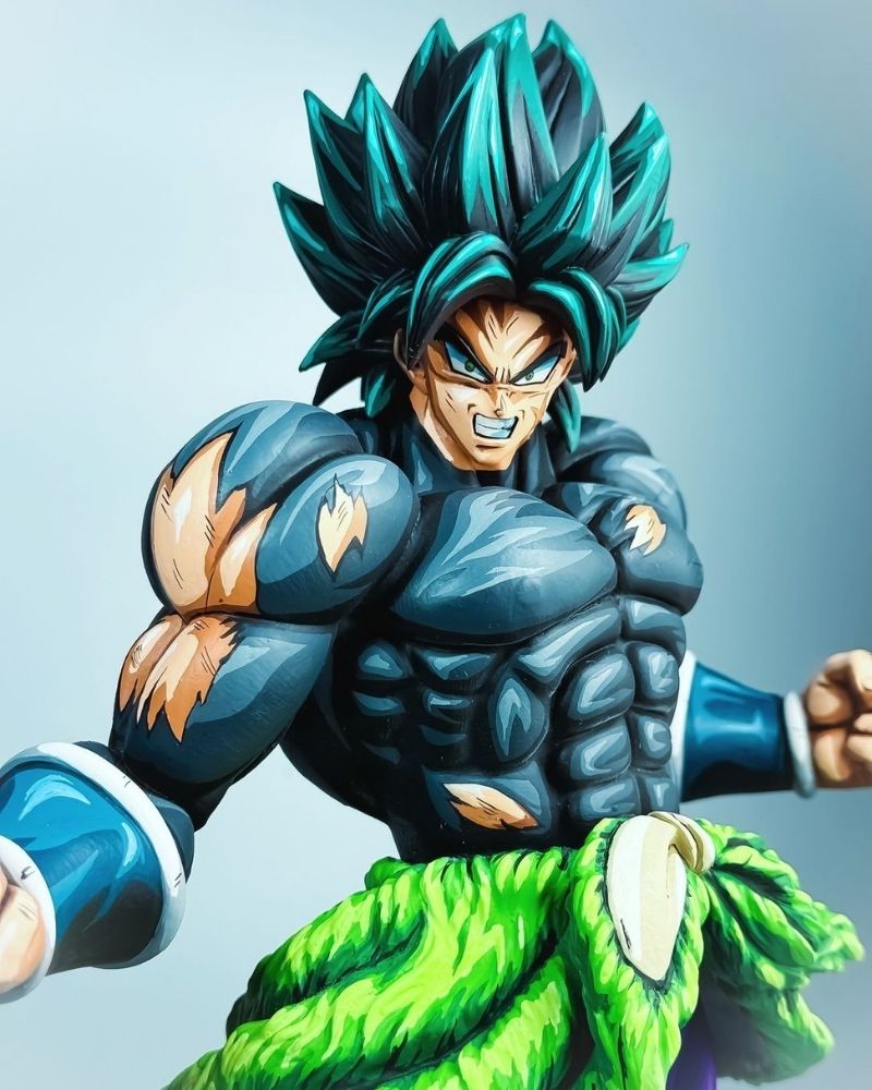 30CM Dragon Ball Z Broly Super Hero Figure Repaint