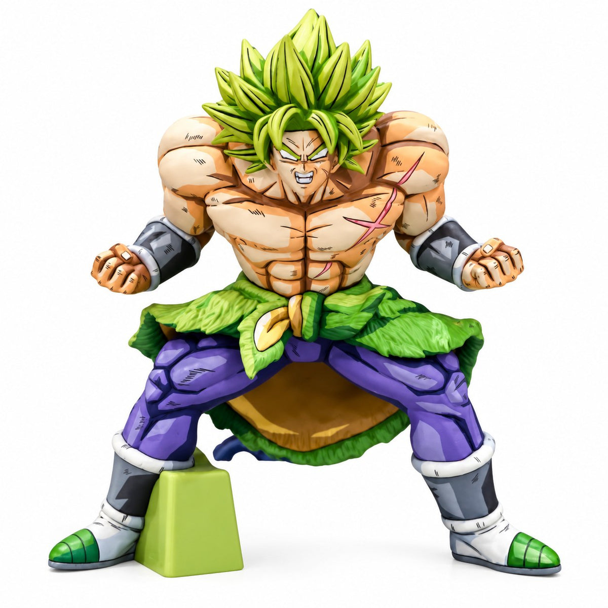 Dragon Ball Broly 2D Anime Colour Figure Repaint — full figure