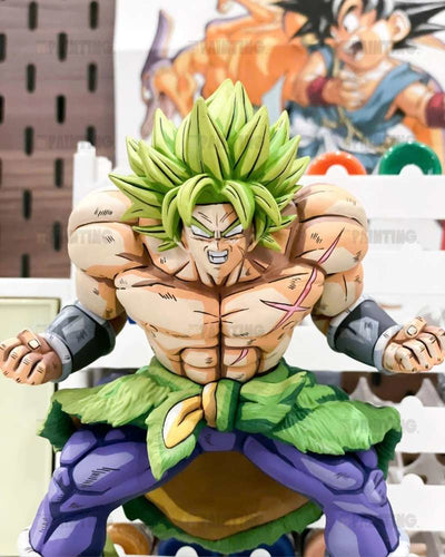 15CM Dragon Ball Broly 2D Anime Colour Figure Repaint