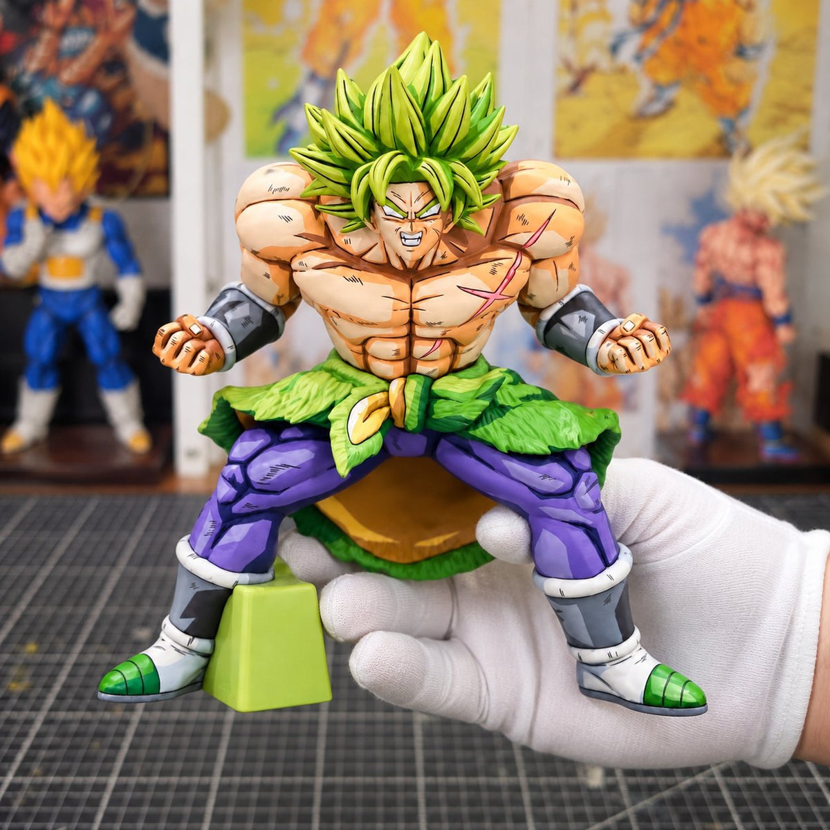 Dragon Ball Broly 2D Anime Colour Figure Repaint — workshop view