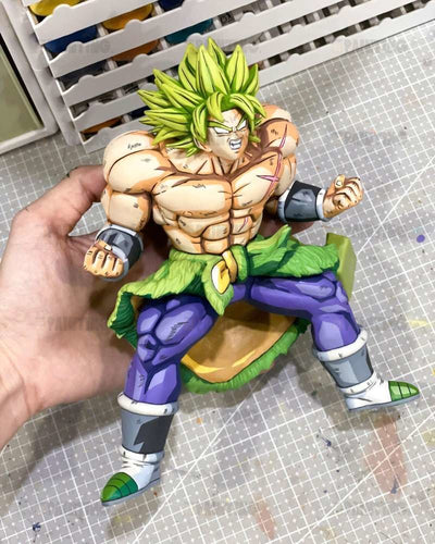 15CM Dragon Ball Broly 2D Anime Colour Figure Repaint