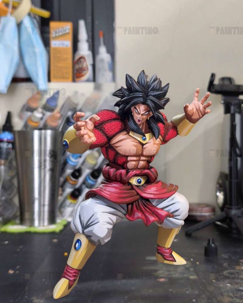 25CM Dragon Ball Broly Super Saiyan 4 Figure Repaint