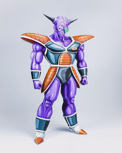 28CM Dragon Ball Z Ginyu Force Captain Ginyu Figure Repaint - 2D Figure Painting