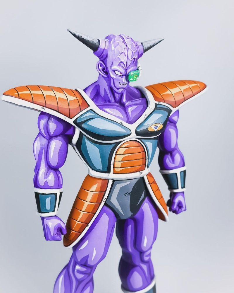 28CM Dragon Ball Z Ginyu Force Captain Ginyu Figure Repaint - 2D Figure Painting