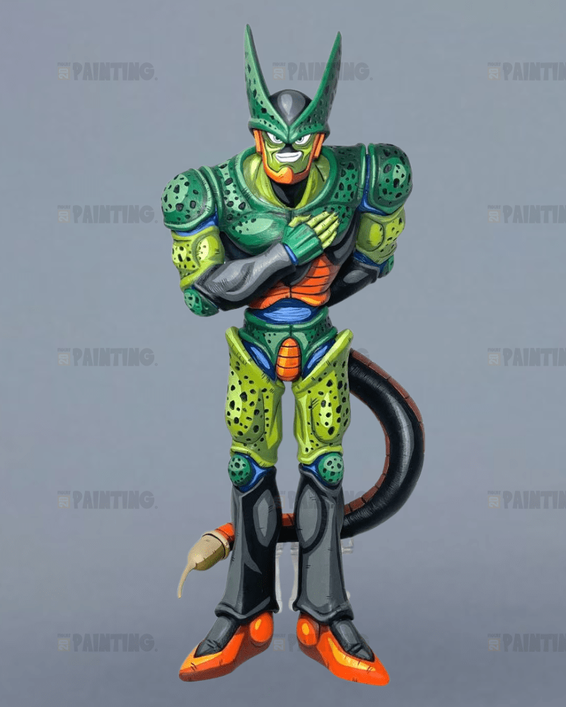 27CM Dragon Ball Cell 2nd Form Figure Repaint