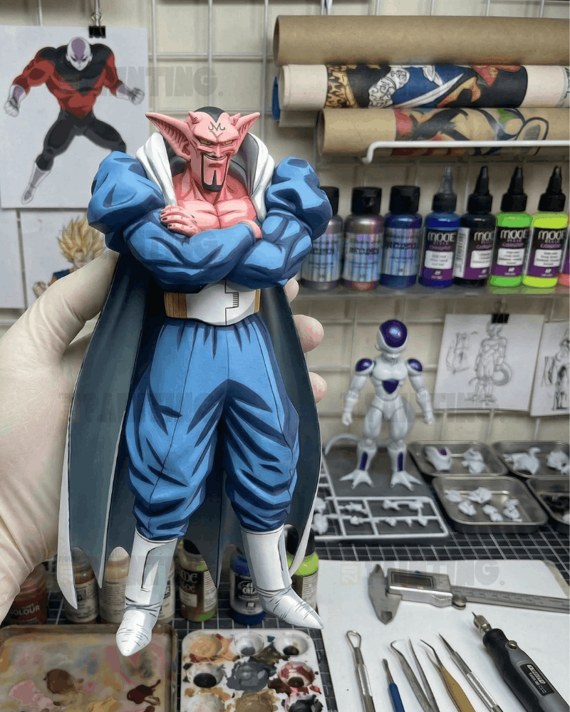 27CM Dragon Ball Dabura Figure 2D Colour Repaint