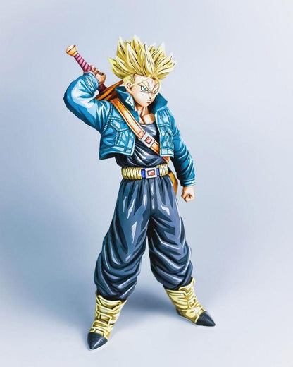 30CM Dragon Ball Z Future Trunks Figure Repaint - 2D Figure Painting