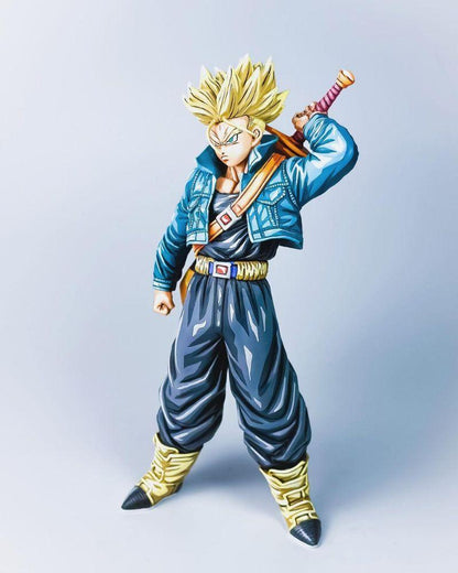 30CM Dragon Ball Z Future Trunks Figure Repaint - 2D Figure Painting