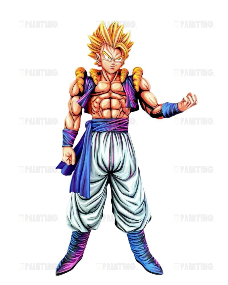 Dragon Ball Super Saiyan Gogeta Anime Colour Figure Repaint