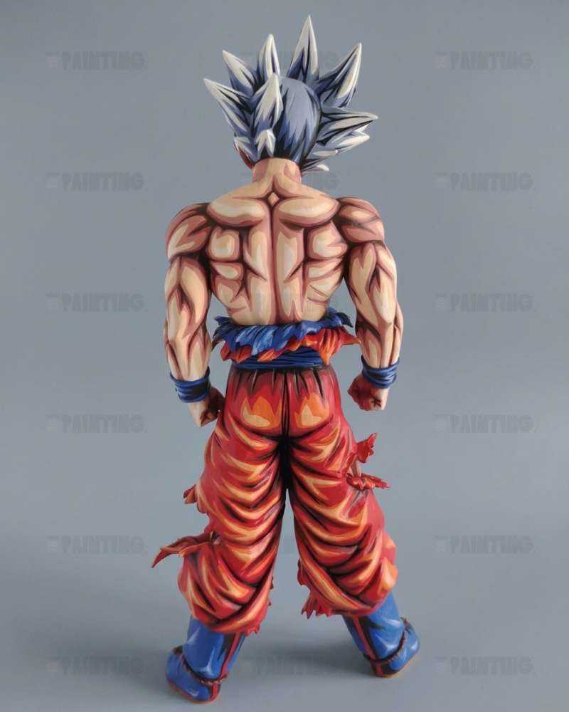 Dragon Ball Goku UI 2D Anime Colour Figure Repaint