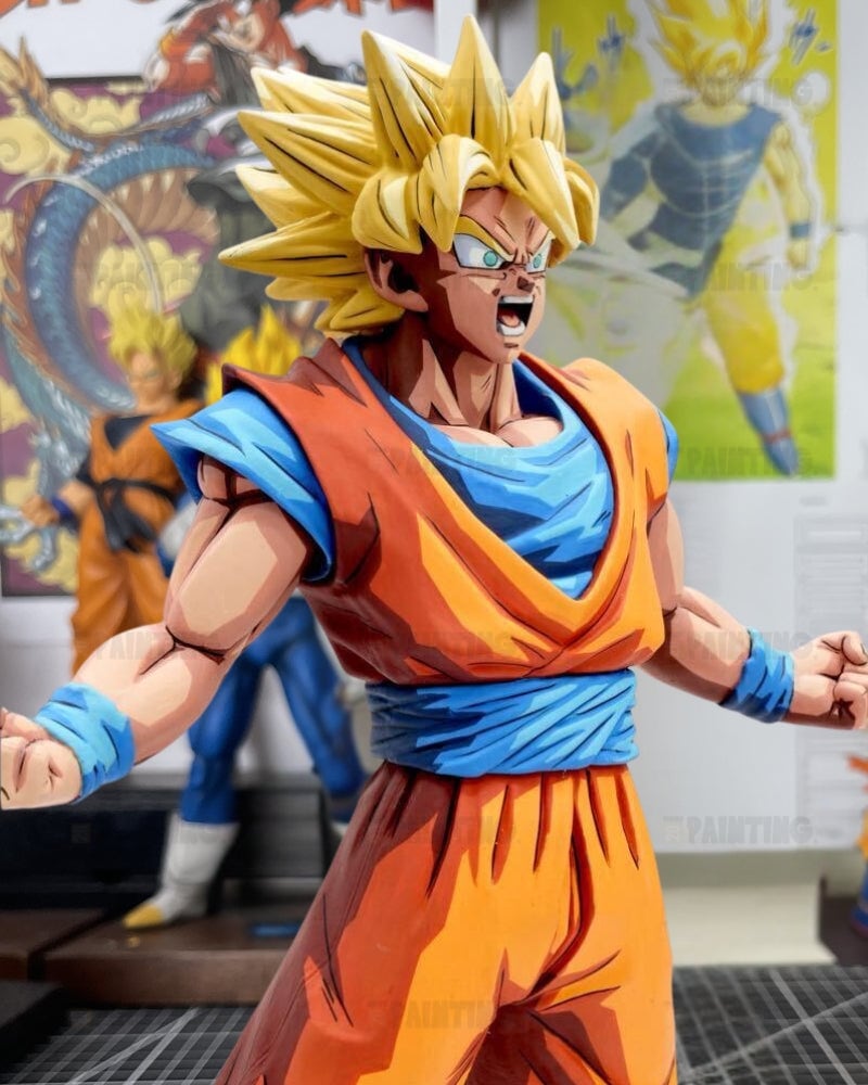 Comic Colour Dragon Ball Super Saiyan Goku Figure Repaint