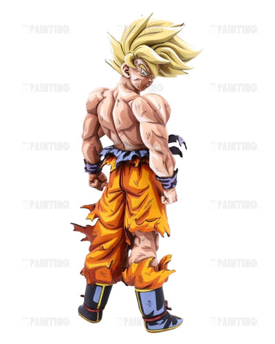 Goku figure repaint