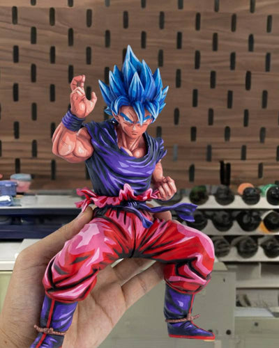Dragon Ball Super Saiyan Blue Son Goku Figure Repaint