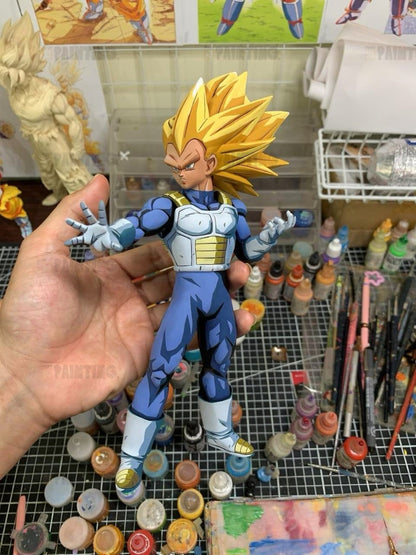 24CM Dragon Ball Custom Vegeta Anime Figure Repaint