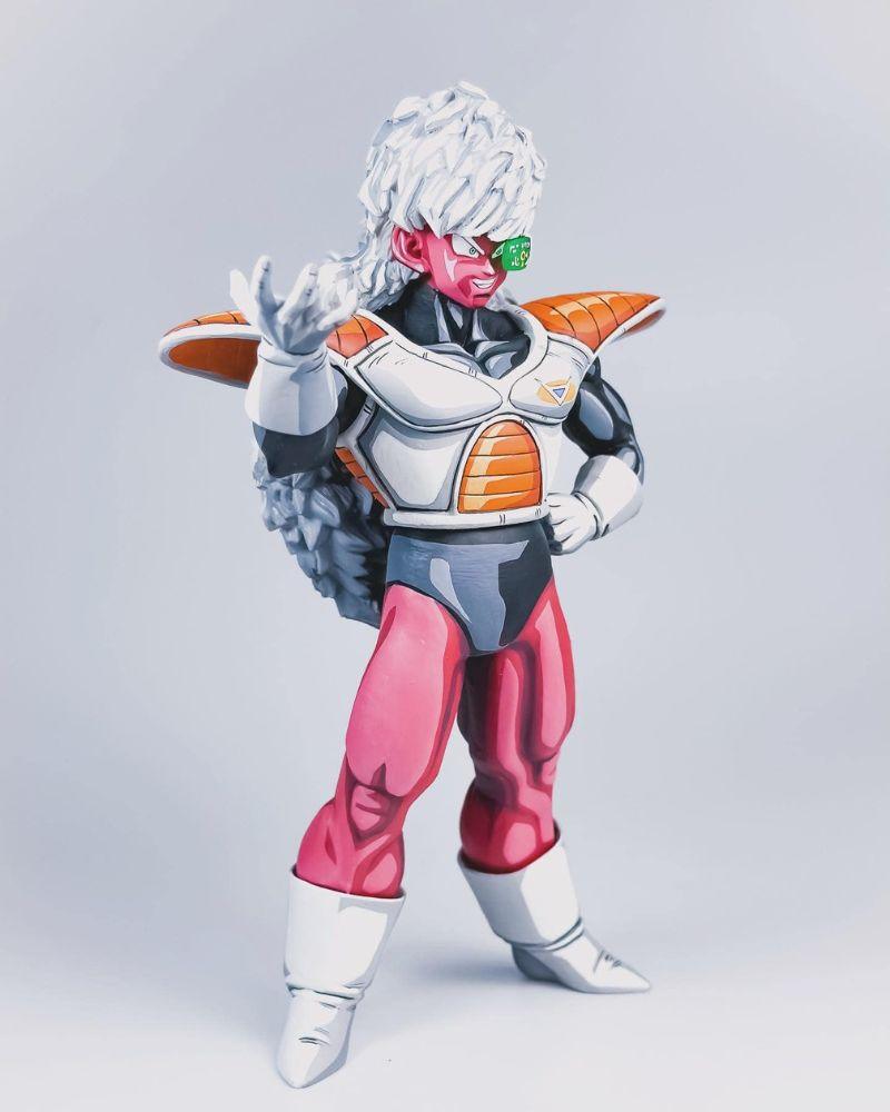 21CM Dragon Ball Z Ginyu Force Figure Jeice Figure Repaint - 2D Figure Painting