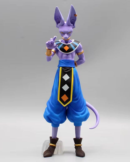 26CM Dragon Ball Z Lord Beerus Figure Repaint - 2D Figure Painting