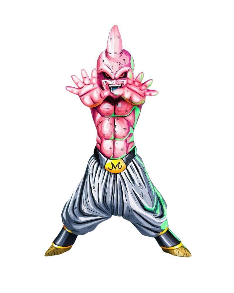 18CM Dragon Ball Z Majin Buu Figure Repaint - 2D Figure Painting