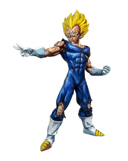 30CM Dragon Ball Z Majin Vegeta Figure Repaint