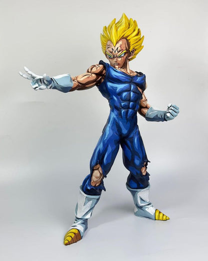 30CM Dragon Ball Z Majin Vegeta Figure Repaint