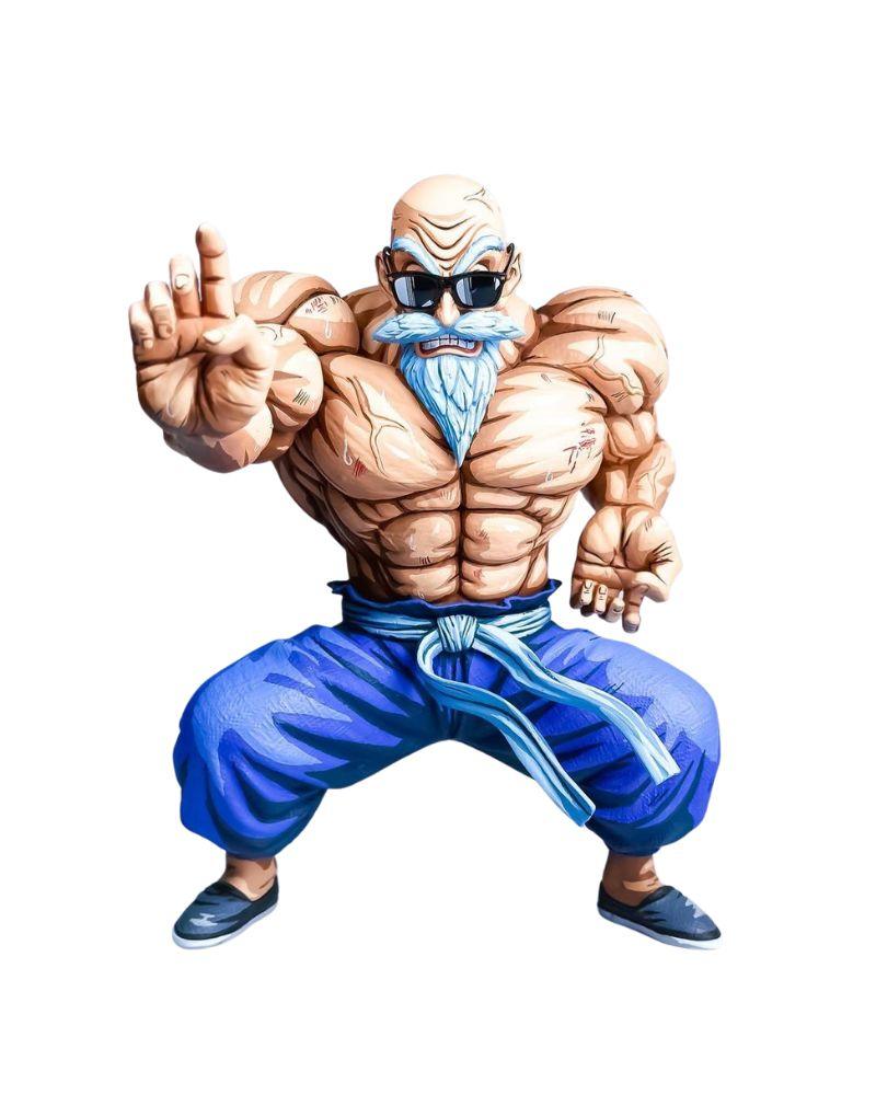 24CM Dragon Ball Z Master Roshi Figure Repaint - 2D Figure Painting