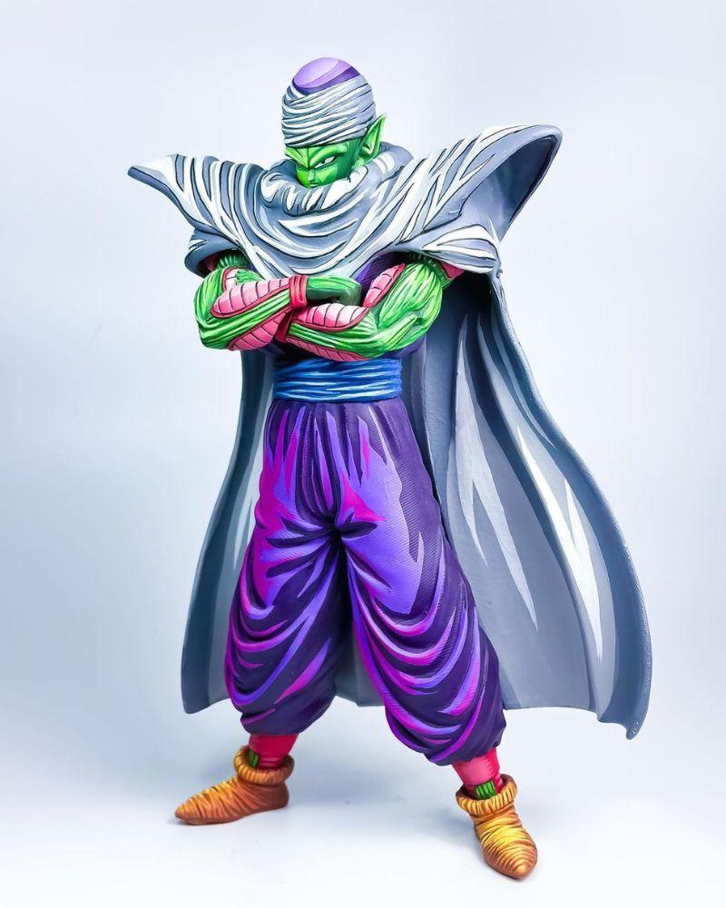 32CM Dragon Ball Z Piccolo Figure Repaint - 2D Figure Painting