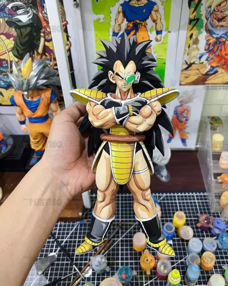 25CM Dragon Ball Z Raditz Figure Repaint
