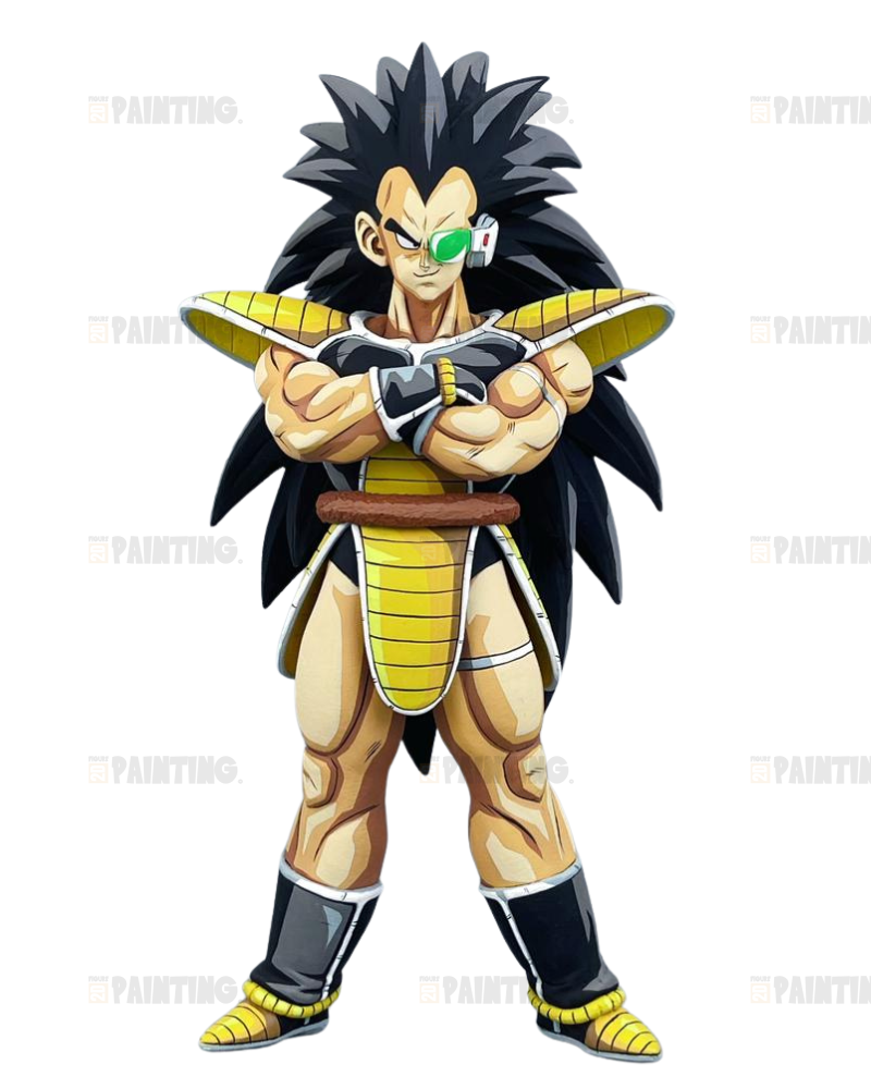 25CM Dragon Ball Z Raditz Figure Repaint