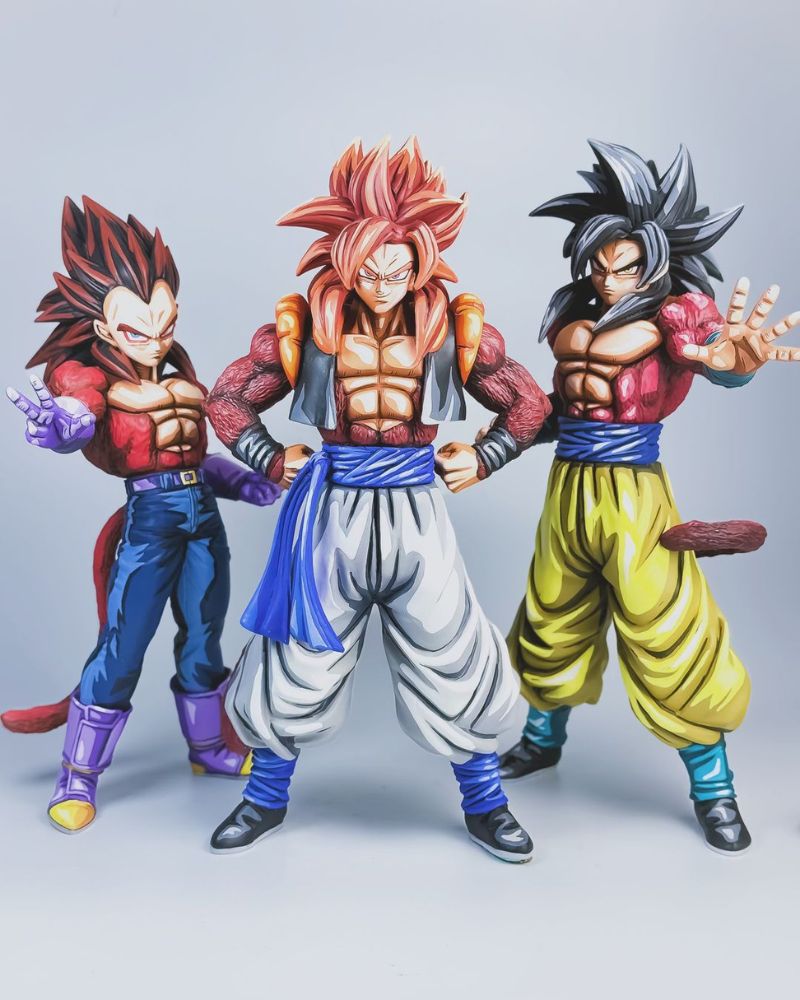 31CM Dragon Ball Z SSJ4 Bundle Figure Repaint