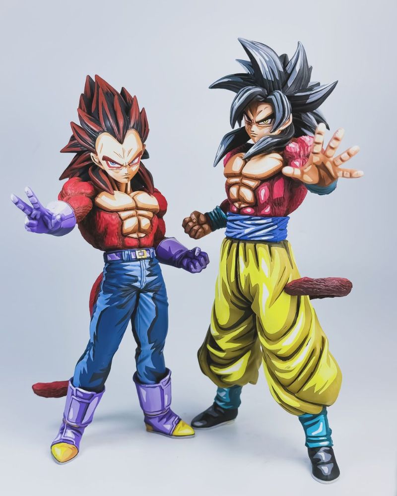 31CM Dragon Ball Z SSJ4 Bundle Figure Repaint