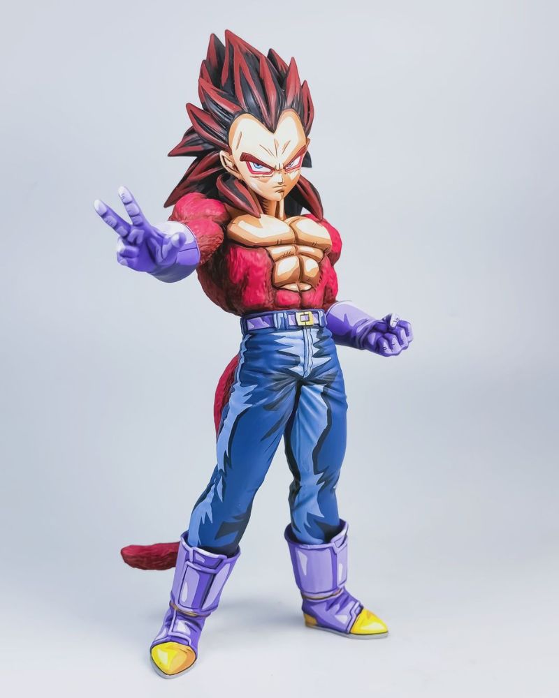 31CM Dragon Ball Z SSJ4 Bundle Figure Repaint