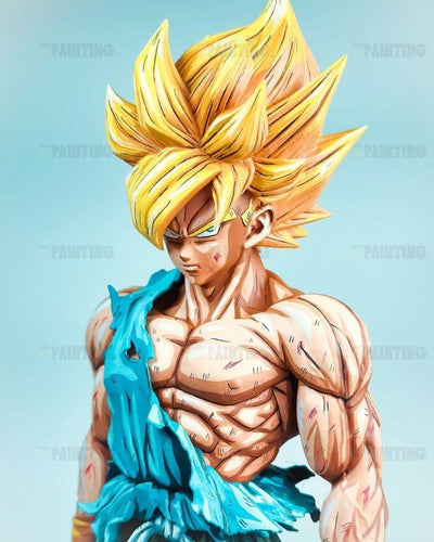 30CM Dragon Ball Z Son Goku Namek Repaint - 2D Figure Painting