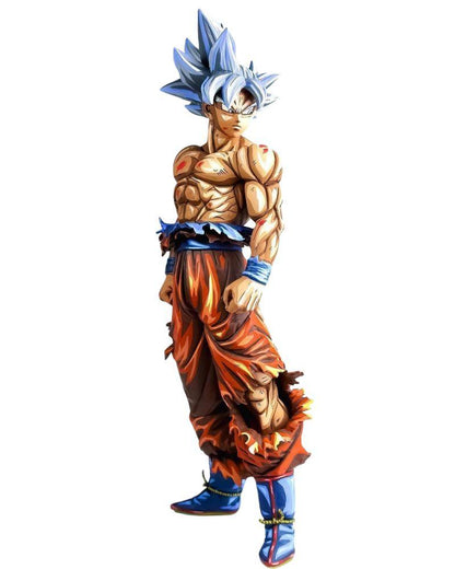 30CM Dragon Ball Z Son Goku Ultra Instynkt Figure Repaint - 2D Figure Painting