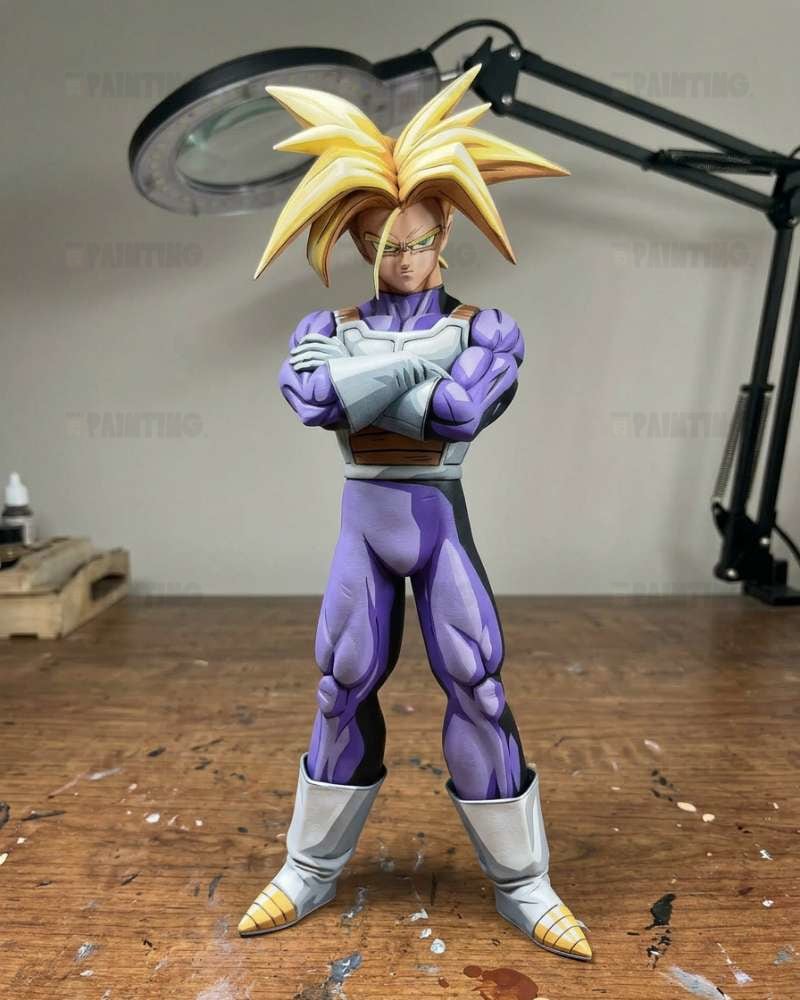 Comic Colour Dragon Ball Z Future Trunks SSJ Figure Repaint
