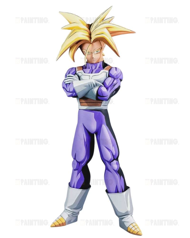 Comic Colour Dragon Ball Z Future Trunks SSJ Figure Repaint