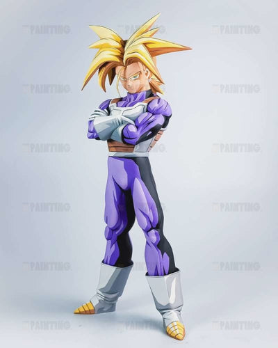 Comic Colour Dragon Ball Z Future Trunks SSJ Figure Repaint