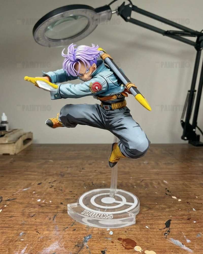 Dragon Ball Trunks Budokai 4 Figure Repaint 2D Anime Colour