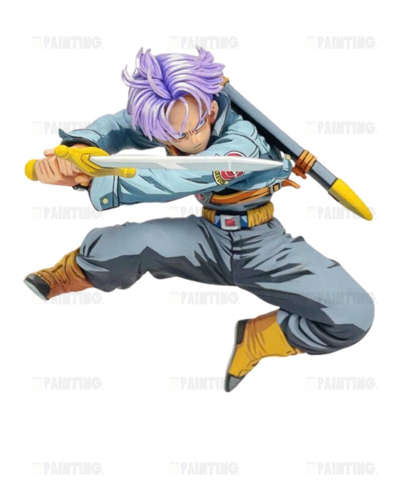Dragon Ball Trunks Budokai 4 Figure Repaint 2D Anime Colour