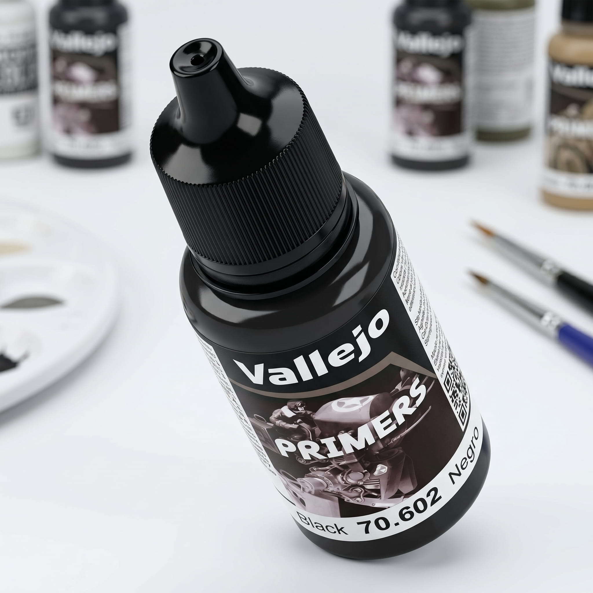 Figure Repaint | Black Acrylic Primer