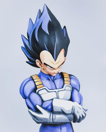 30CM Dragon Ball Z Vegeta Figure Repaint - 2D Figure Painting